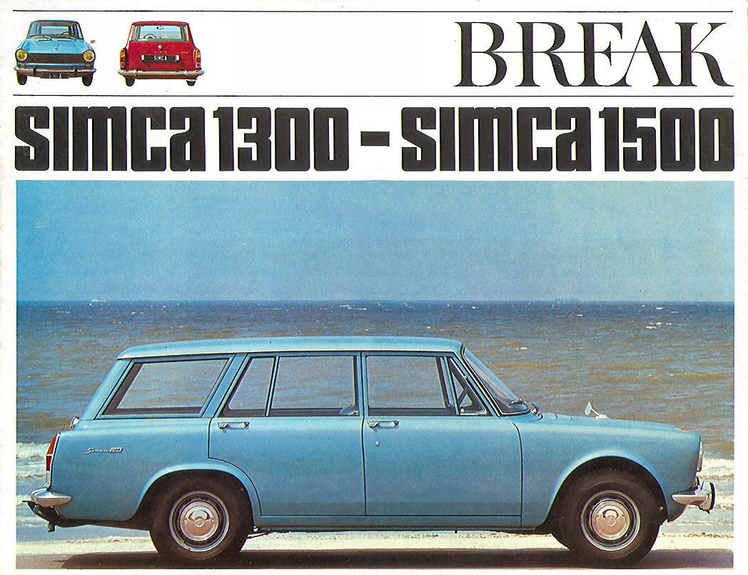 1963 Simca 1300 1500 Break Brochure